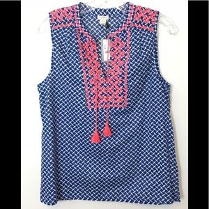 NWT J. Crew Sleeveless Top